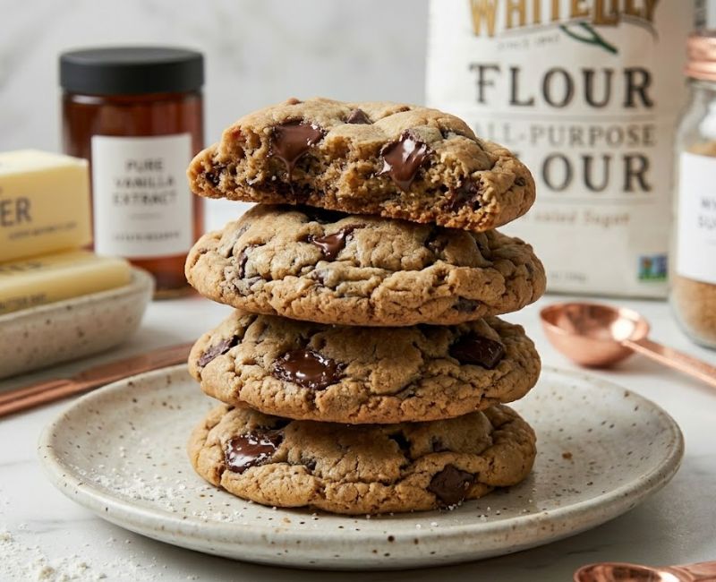 soft chewy white lily cookies texture