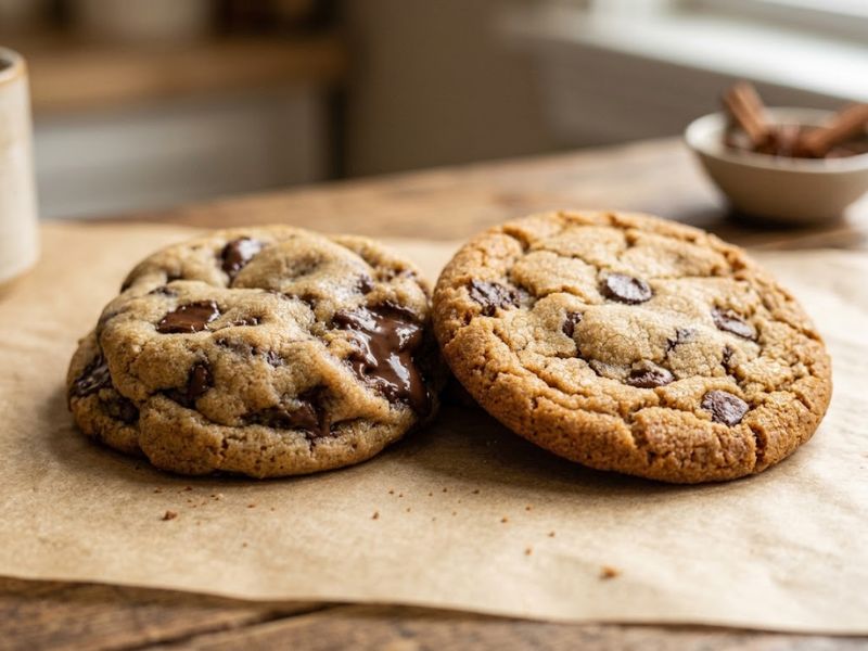 Different types of cookies with unique textures