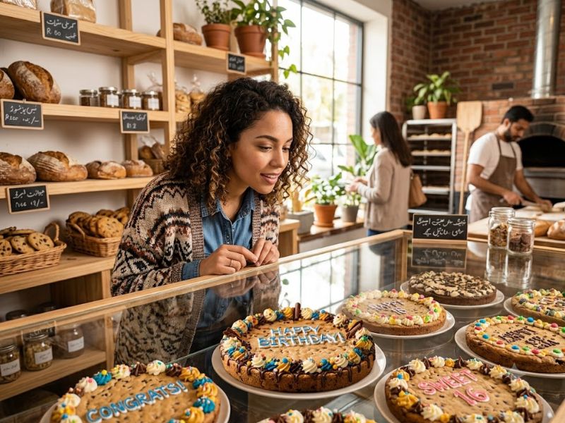 Cookie cake bakery near me with fresh cookie cakes