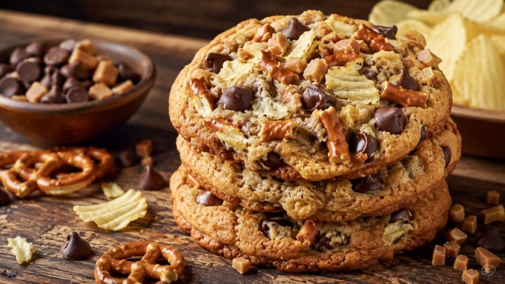 Bakery style kitchen sink cookies