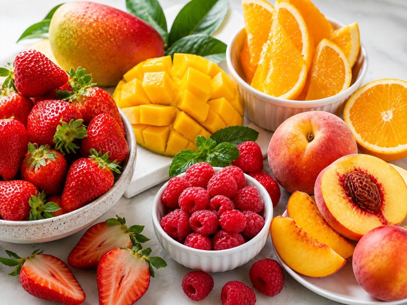best fruits for sherbet ice cream