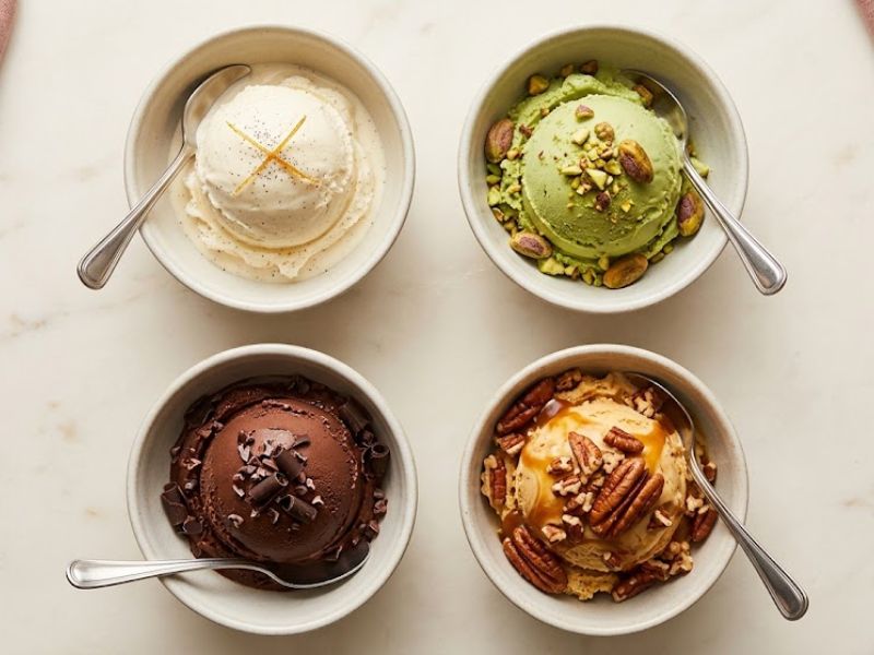 butter pecan compared with classic ice cream flavors