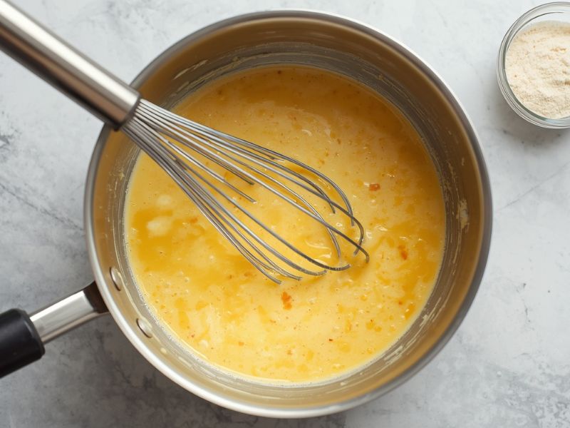 tempering egg yolks for ice cream custard